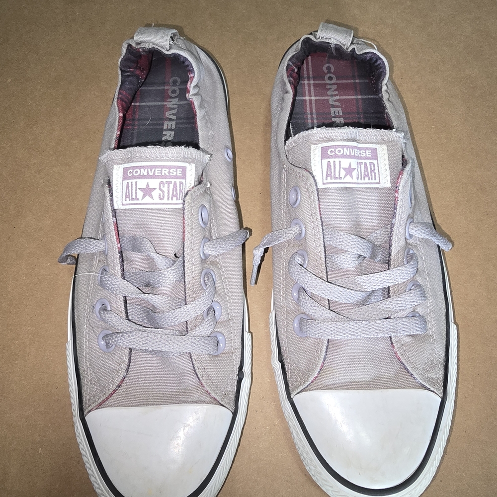Converse Gray Canvas Sneakers